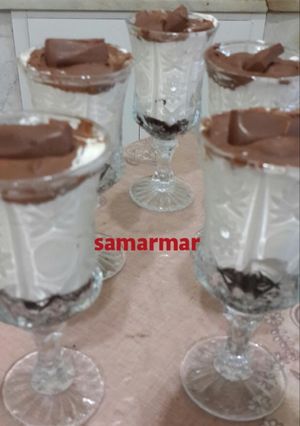 صورة لوصفة تشيز كيك جلاكسي كاسات
