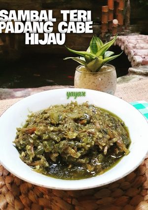 Foto resep Sambalado teri padang cabe hijau