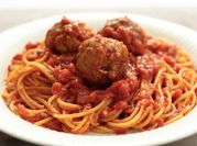 Gambar spageti meatball