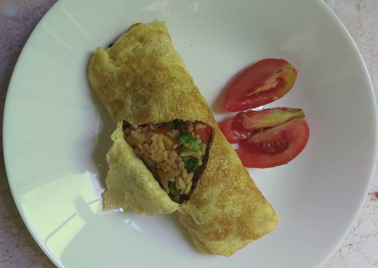 Resep Omurice ayam sayuran yang Menggugah Selera