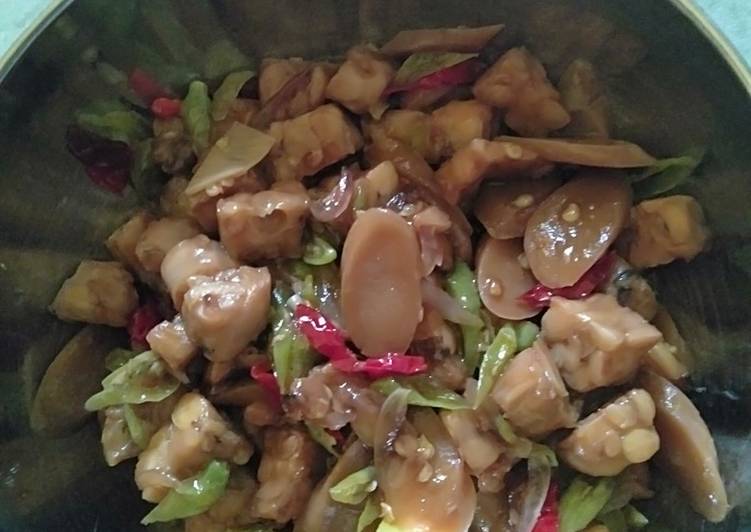 Bahan memasak Oseng tempe sosis saori (saus tiram) Anti Gagal