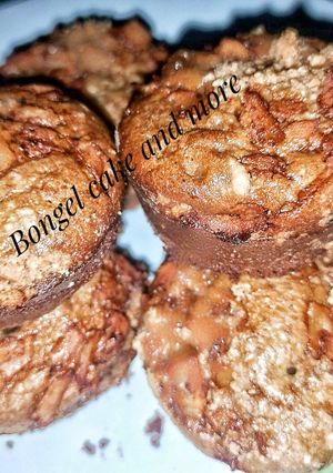 Banana cup cake ainihin hoton girkin