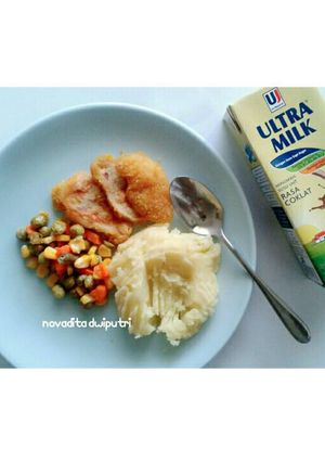 Foto resep Simple Mased Potato