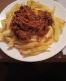 Chorrillana de ropa vieja
