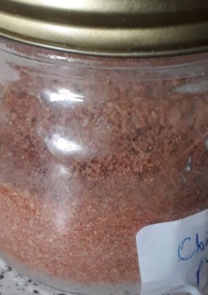 A picture of Chilli spice mix.