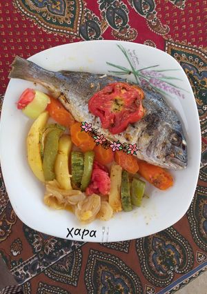 Φωτογραφία της συνταγής Τσιπούρα με λαχανικά στο φούρνο