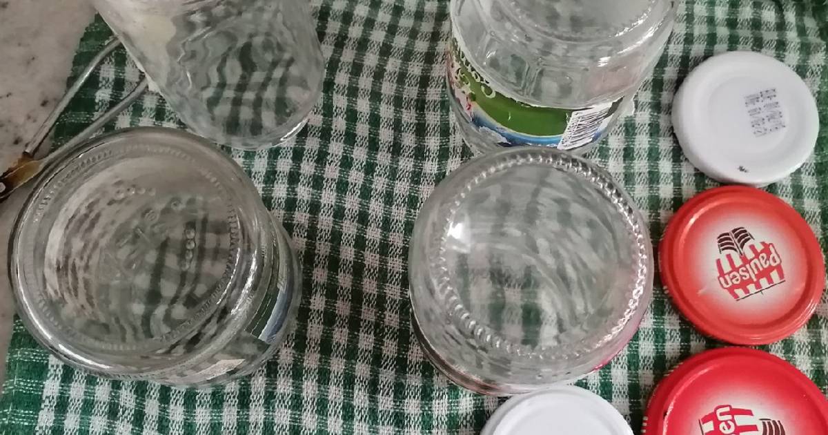 Cómo esterilizar frascos, envasado y cierre hermético Receta de L.- Cookpad