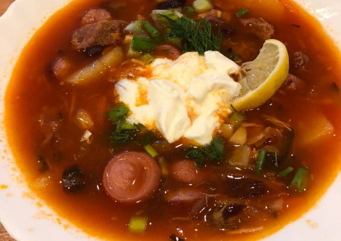 Солянка праздничная