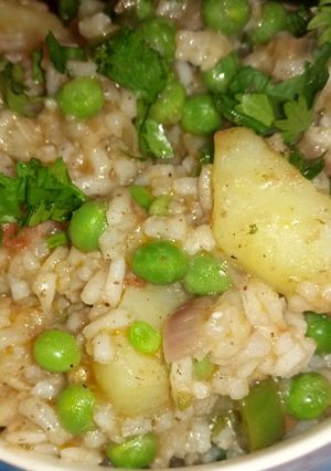 A picture of Instant vegetable pilau.