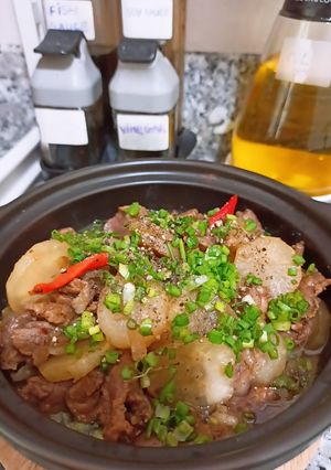 Hình của món Thịt kho củ cải.