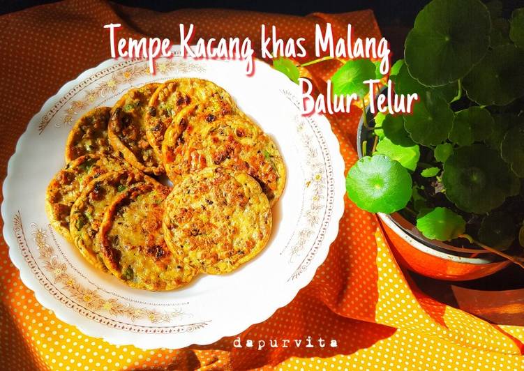 step by step  Tempe Kacang khas Malang Balur Telur Anti Gagal