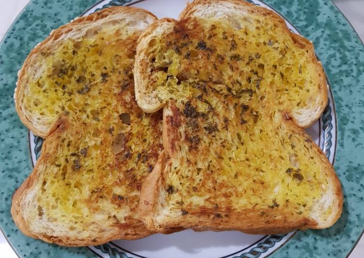 Garlic Bread Simple Pake Teflon