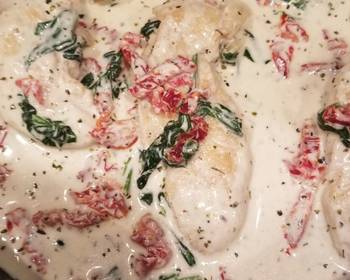 Unique Recipe Creamy Tuscan Garlic Chicken Delicious Nutritious