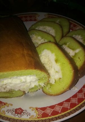 Foto resep Bolu gulung pandan