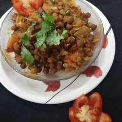 Sprouted Chana fry A picture of Sprouted Chana fry.