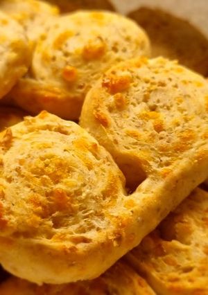 Una foto de Palmeritas integrales de queso