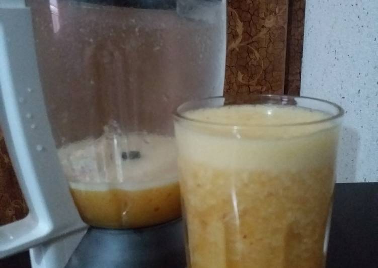 Recipe of Quick Peach Smoothie