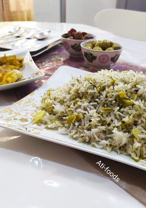 عکسی از دستور باقالی پلو با ماهی