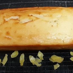 A picture of Indian Style Lemon Cake (Eggless)(Gondhoraj lemon juice & lemon rind).