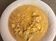 A picture of white bean chicken chilli