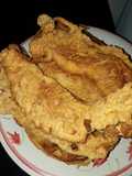 Pescado marinado frito