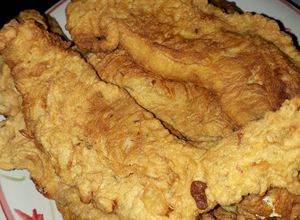 Una foto de Pescado marinado frito