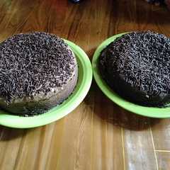 A picture of Brownies coklat kukus imut.