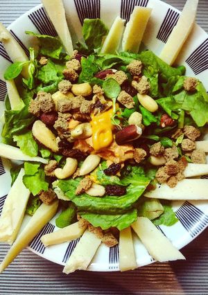Φωτογραφία της συνταγής Supersalad hummus pepper 🌶️