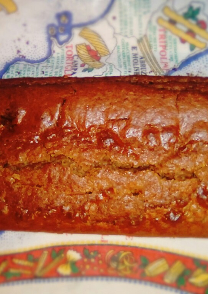 Una foto de Budín vegano de naranja con pasas de uva 😊💚