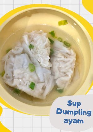 Foto resep Sup Dumpling Ayam (MPASI)