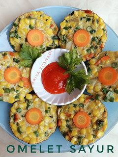 Foto resep Omelet Sayur