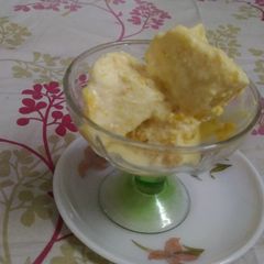 A picture of Orange ice cream.