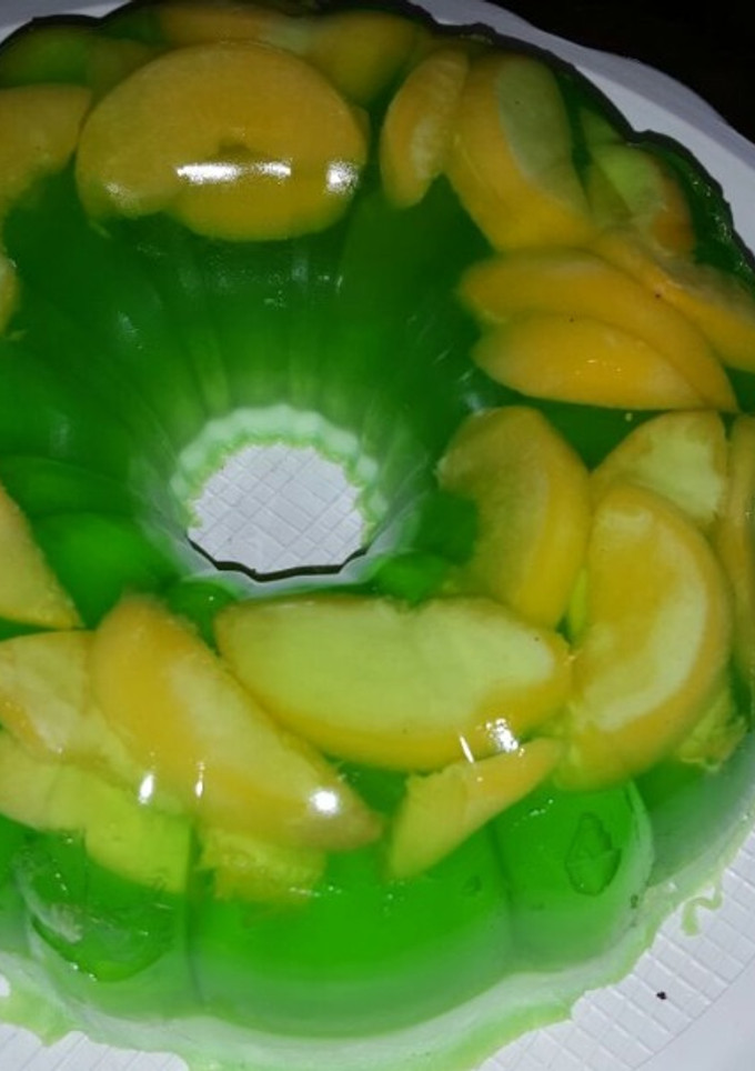 Una foto de Gelatina de refresco.