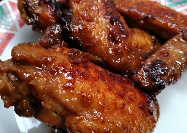 Langkah Mudah untuk meracik Spicy Wing Lada Hitam🥰 yang Enak Banget