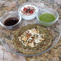 A picture of Moong Dal Cheela.
