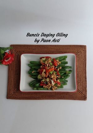 Foto resep Buncis Daging Giling