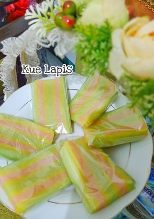 Foto resep 60. Kue Lapis Tepung Beras Tapioka