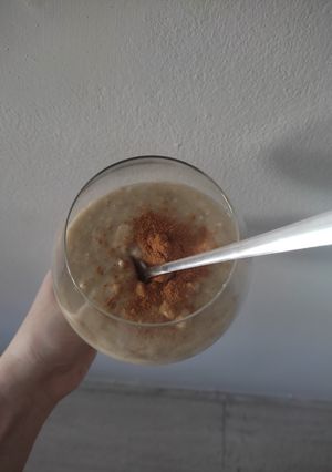 Φωτογραφία της συνταγής Porridge με ρόφημα αμυγδάλου και γεύση ρυζόγαλο