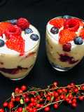 Yogurt de soja con Avena y Mix de Frutos Rojos 🍒🍓