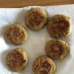 A picture of Tasty Falafel Burgers.