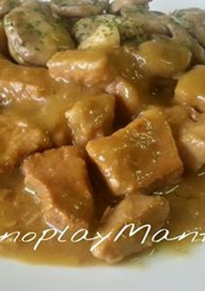 Una foto de Cerdo en salsa de ciruelas y jenjibre en gme, gmf y tradicional