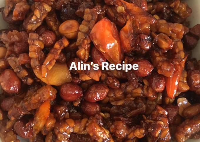 Wajib coba! Cara praktis bikin Orek Tempe Kacang Tanah  enak