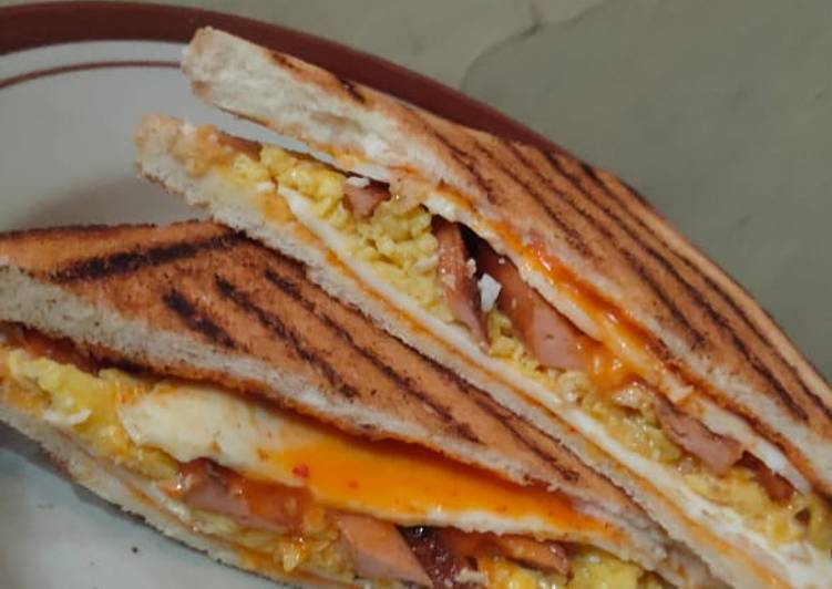 Cara Gampang Menyiapkan Sandwich Telur, Lezat Sekali