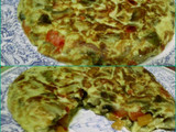 Tortilla de verduras variadas