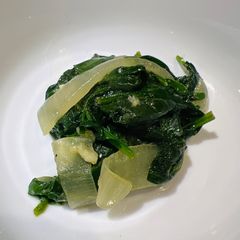A picture of Sautéed Onion 🧅 Spinach.