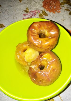 Una foto de Manzanas al horno lingh
