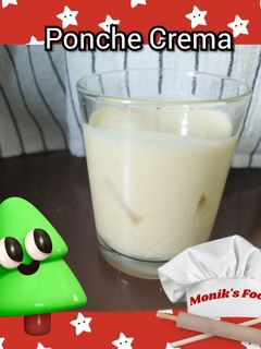 Una foto de Ponche crema