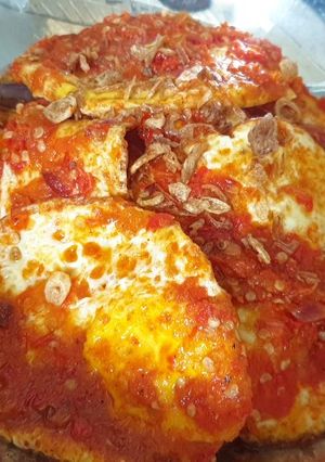 Foto resep Telor ceplok balado