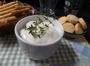 Una foto de Salsa de queso Skyr y Kéfir