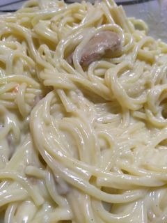 Φωτογραφία της συνταγής Καρμπονάρα με μανιτάρια (αλά κρεμ)